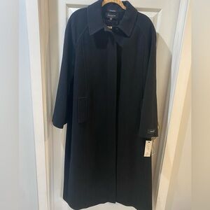 Jones New York women’s full length coat size 14 80% wool 30% nylon NEW with tags